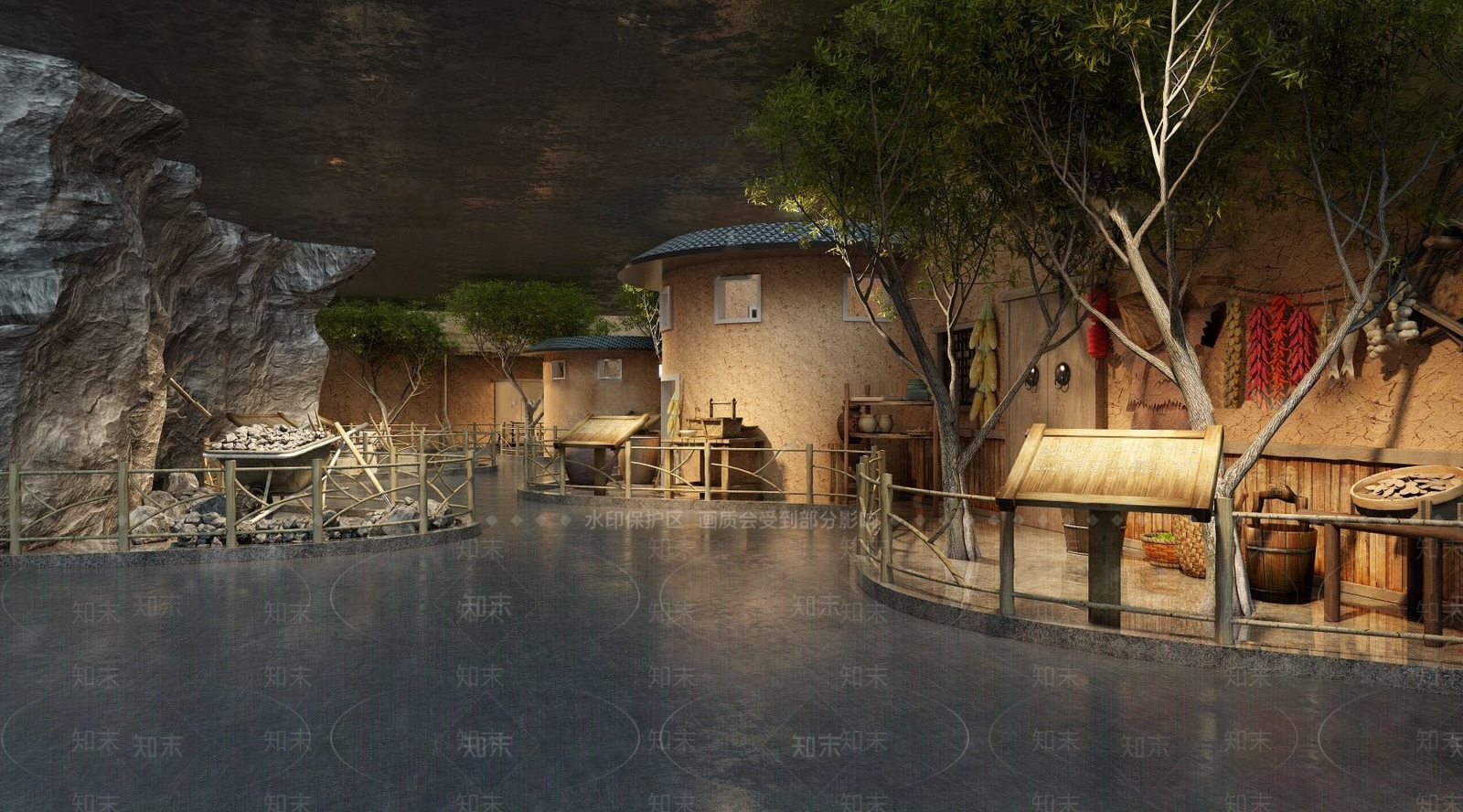 中式乡村博物馆3D模型下载【ID:168946081】