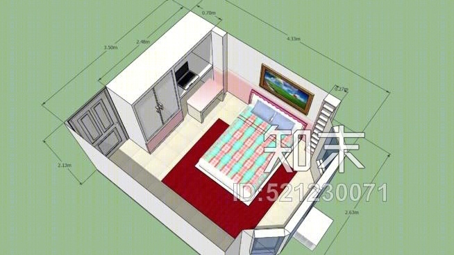 16马迪室内简约室内设计SU模型下载【ID:521230071】