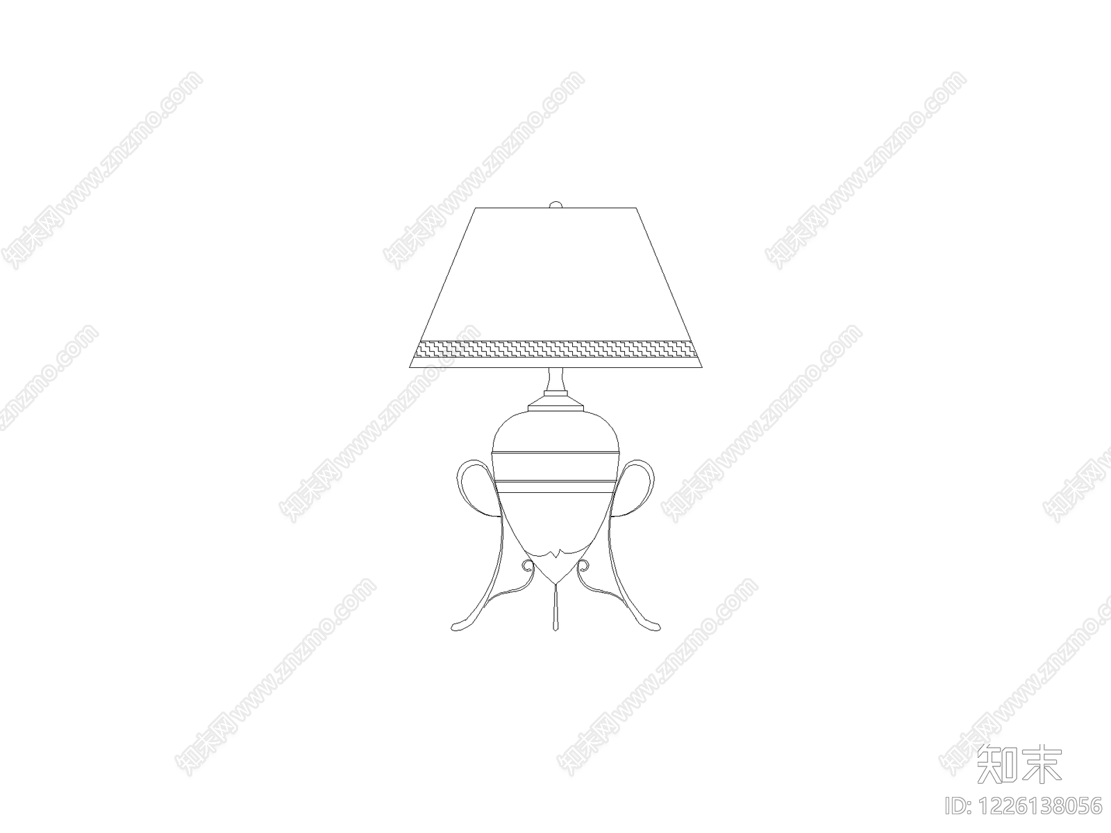 灯具图块cad施工图下载【ID:1226138056】
