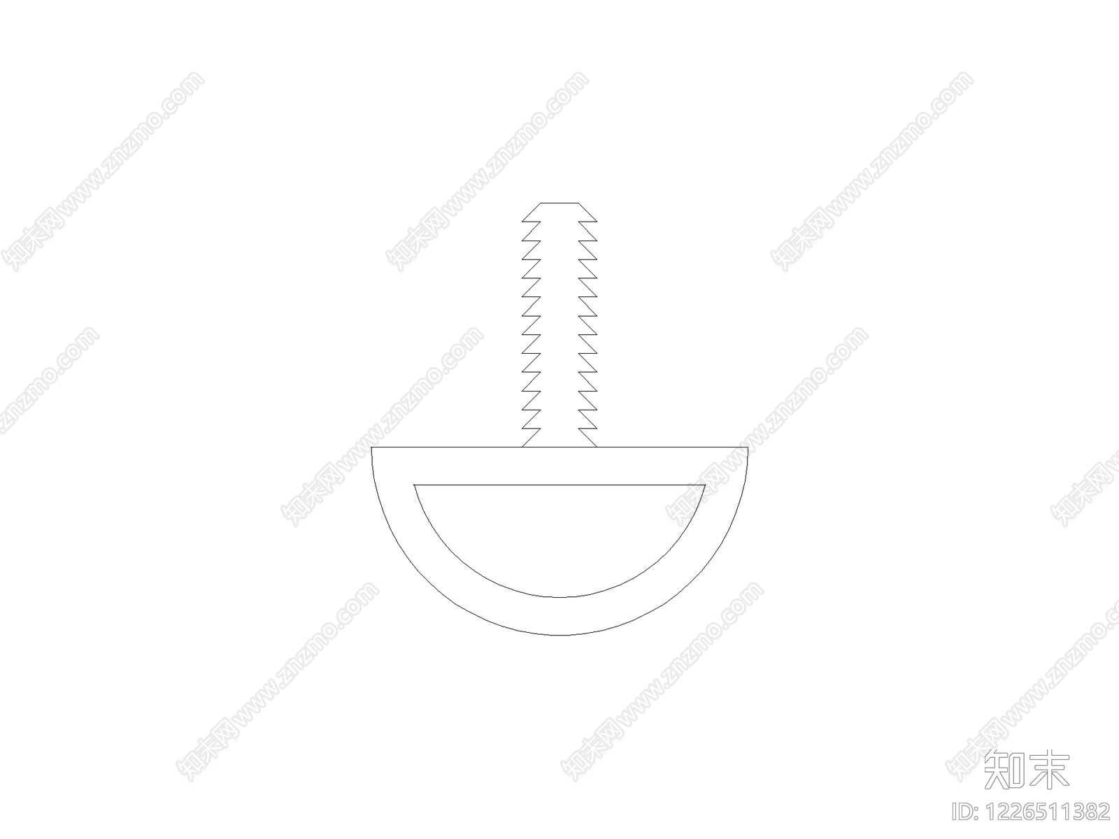 现代五金管件CAD图纸
