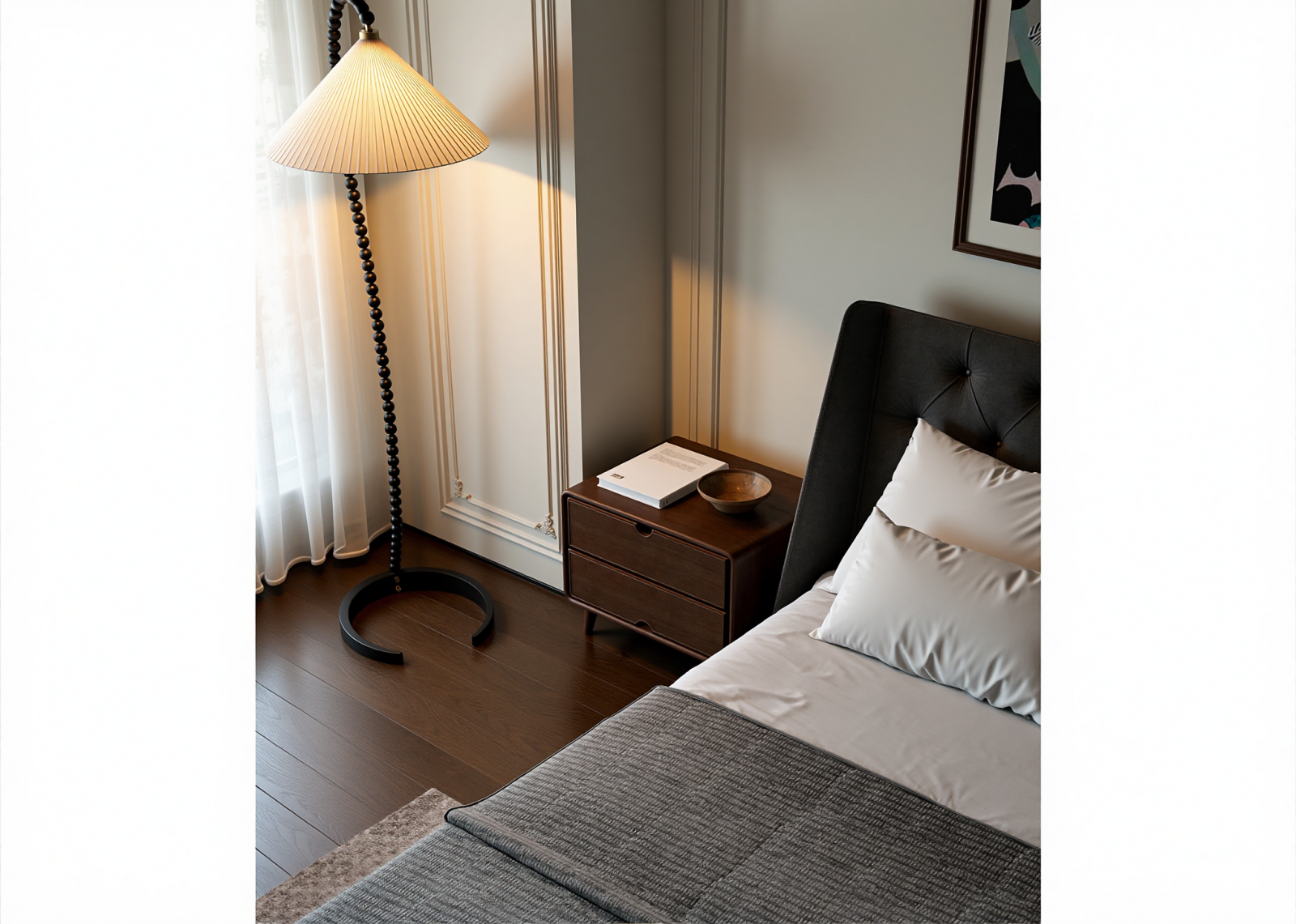 美式酒店客房3D模型下载【ID:1215076470】