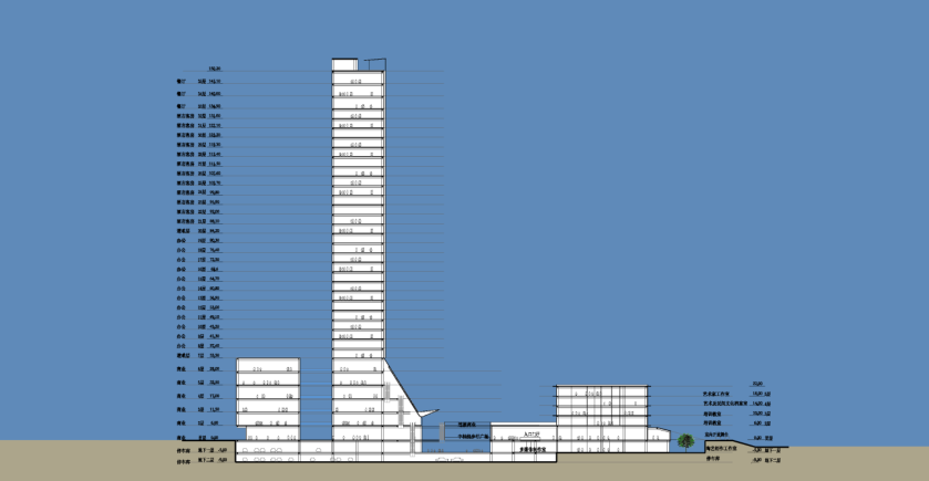 佛山公共文化综合体建筑方案cad施工图下载【ID:149757120】