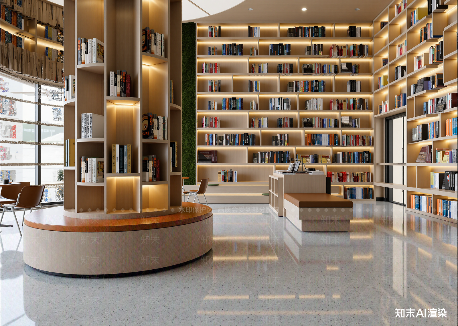 现代书店3D模型下载【ID:1214802664】