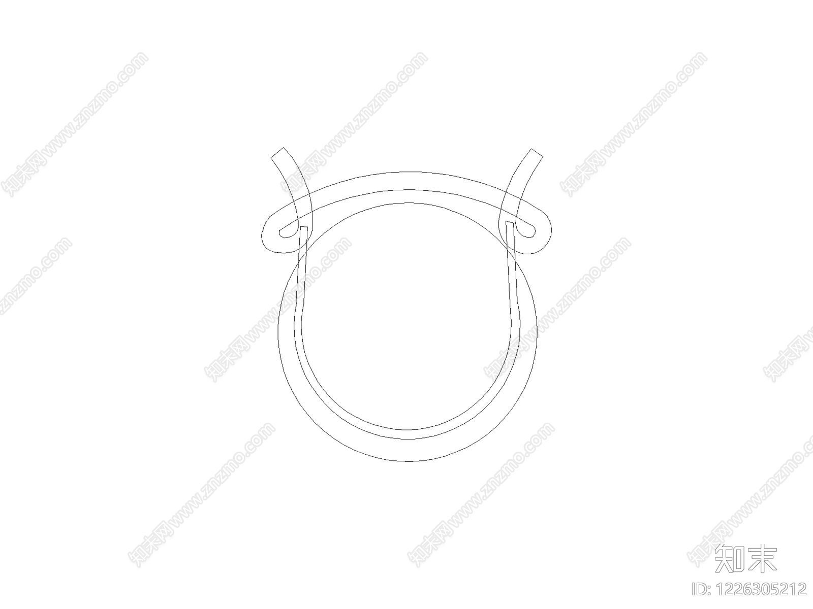 五金管件cad施工图下载【ID:1226305212】