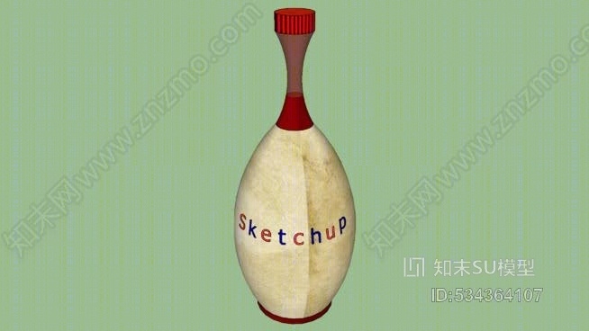 SketchUp瓶子-SketchUpSU模型下载【ID:534364107】