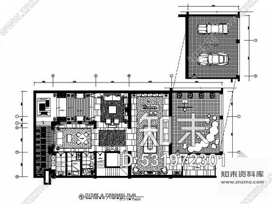 施工图山东著名房产经典新中式四层双拼别墅室内装修施工图含效果cad施工图下载【ID:531972301】