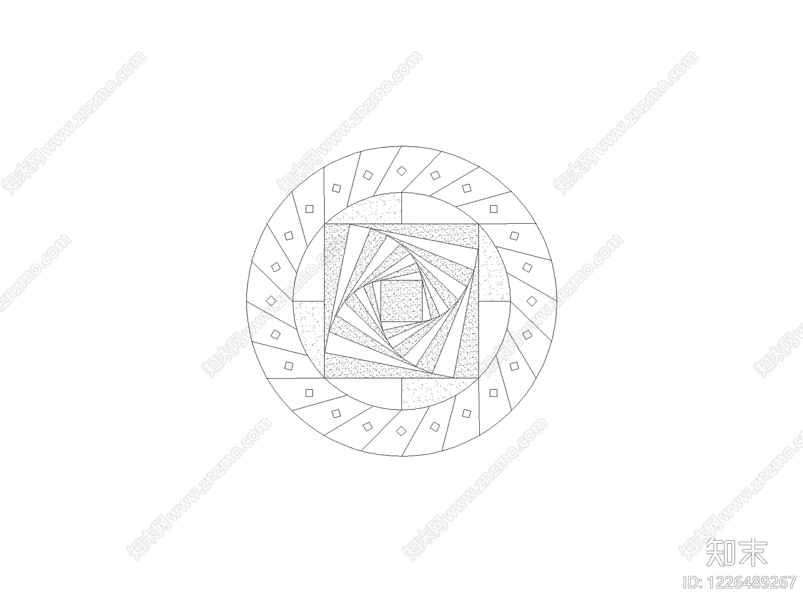格栅装饰构件cad施工图下载【ID:1226489267】