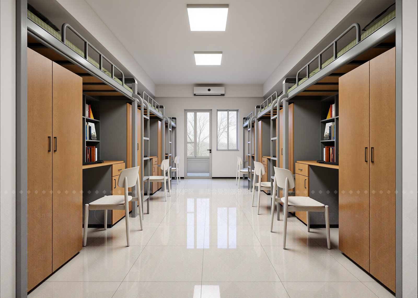 现代宿舍3D模型下载【ID:1214960320】