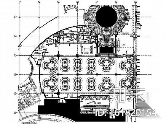 国外知名设计师设计华丽高端娱乐会所室内施工图（含效...施工图下载【ID:161820154】