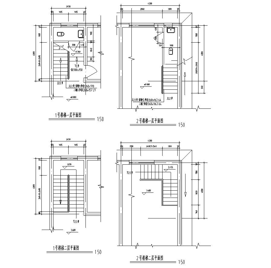 [宁夏]两层框架结构商业楼建筑施工图（含水暖电）施工图下载【ID:167917193】