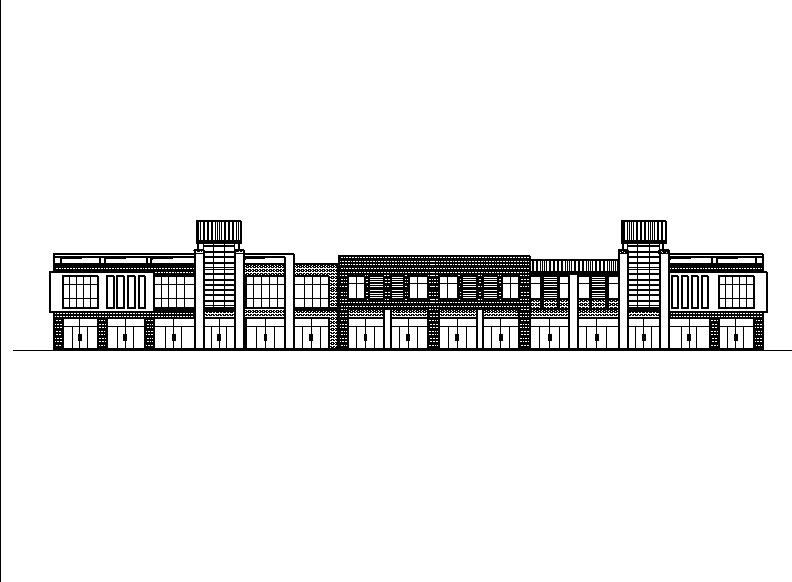 [宁夏]两层框架结构商业楼建筑施工图（含水暖电）施工图下载【ID:167917193】