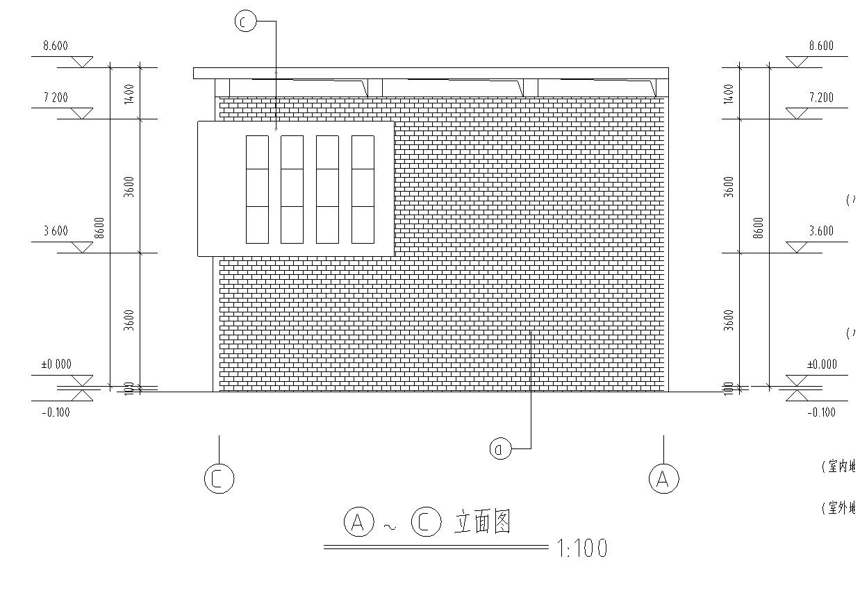 [宁夏]两层框架结构商业楼建筑施工图（含水暖电）施工图下载【ID:167917193】