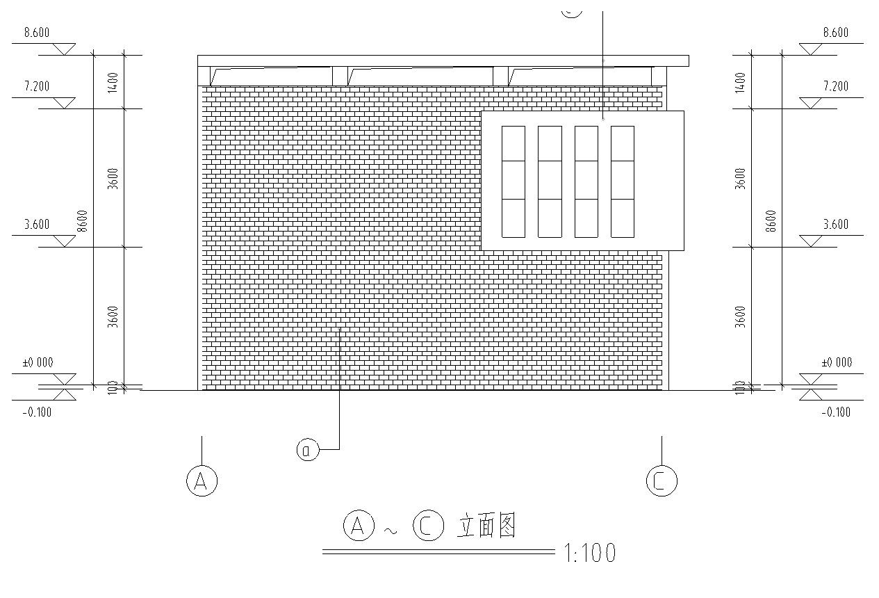 [宁夏]两层框架结构商业楼建筑施工图（含水暖电）施工图下载【ID:167917193】