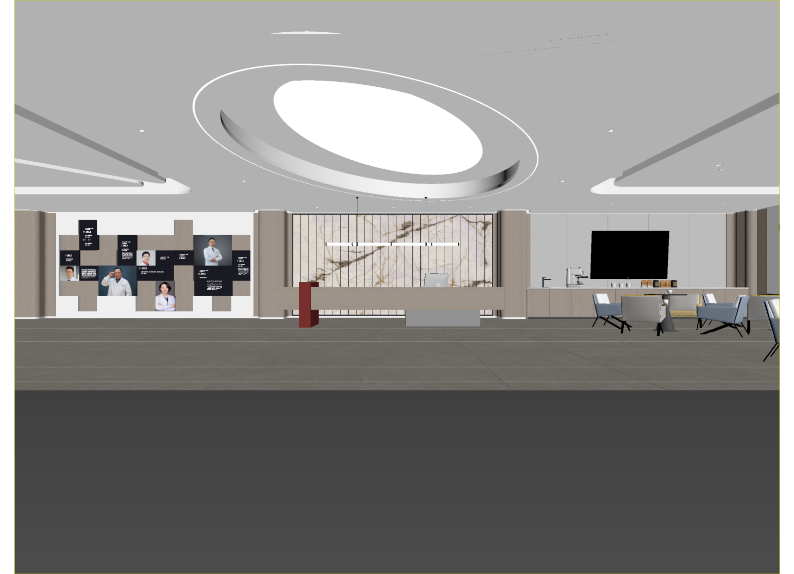 现代接待室3D模型下载【ID:1214940453】