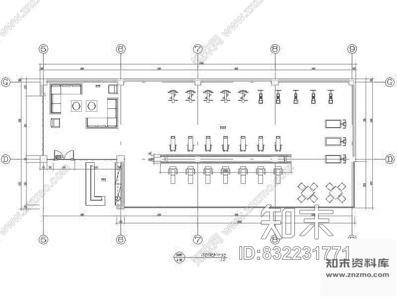 图块/节点健身房施工详图cad施工图下载【ID:832231771】