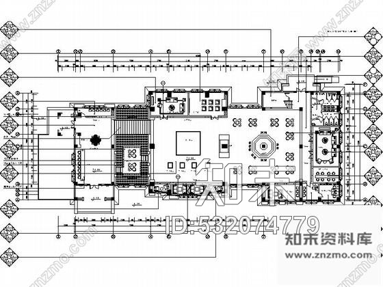 施工图天津精品古典售楼处室内施工图cad施工图下载【ID:532074779】