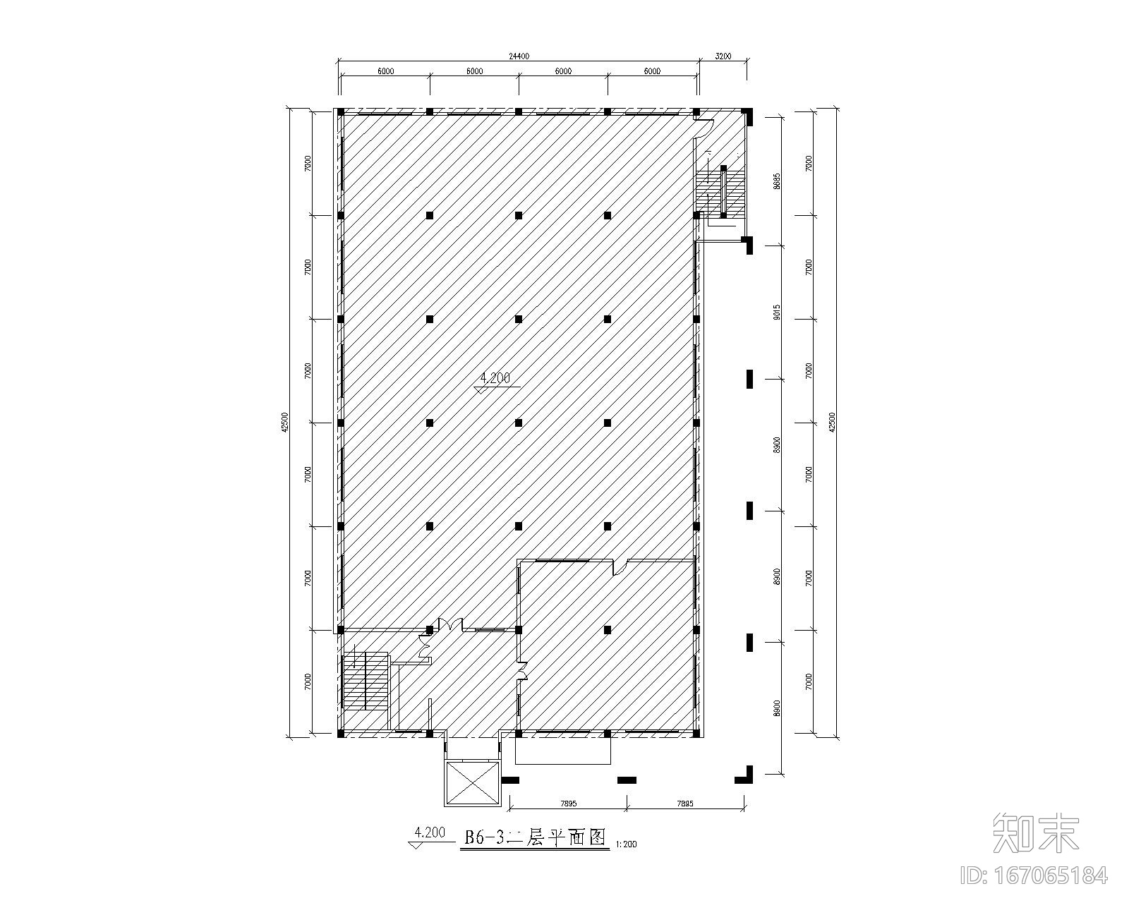 商业建筑骑廊cad施工图下载【ID:167065184】