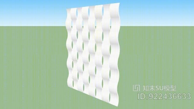 墙SU模型下载【ID:922436633】