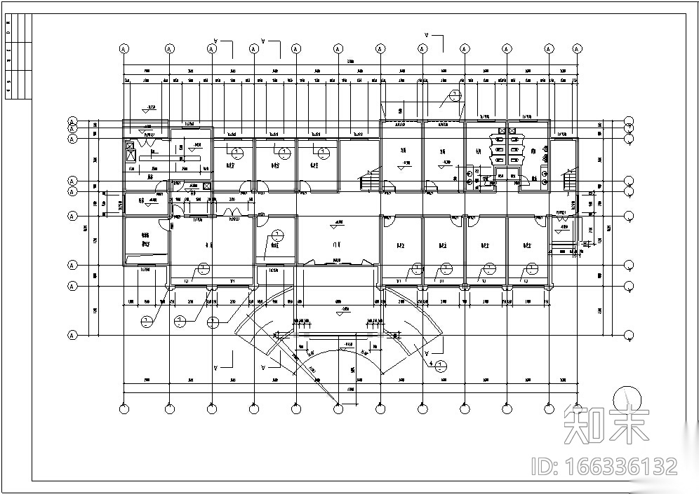 某独栋单层收费站设计方案施工图CAD施工图下载【ID:166336132】