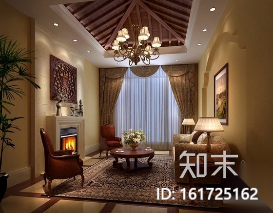 [江苏]西班牙特色田园木质售楼处室内施工图cad施工图下载【ID:161725162】