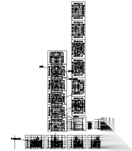 某三层别墅建筑方案图施工图下载【ID:149892146】