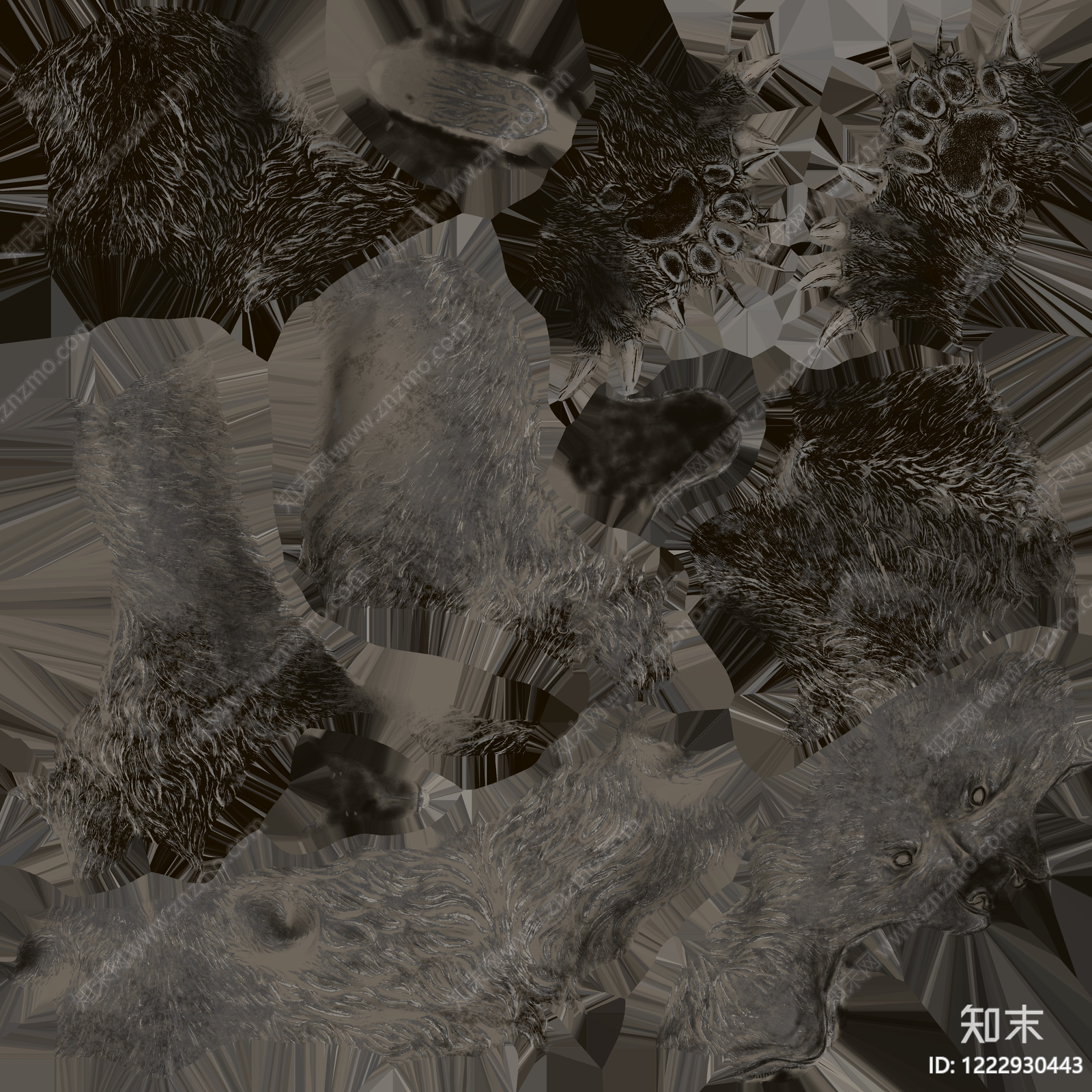石雕贴图下载【ID:1222930443】