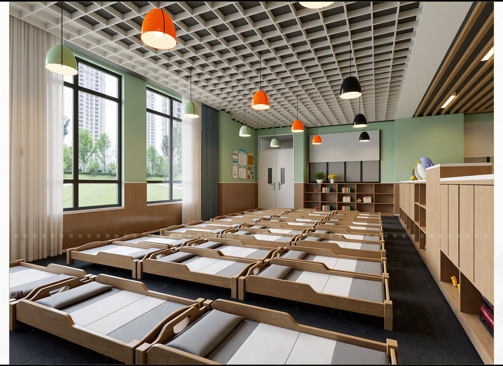 现代宿舍3D模型下载【ID:1214974436】