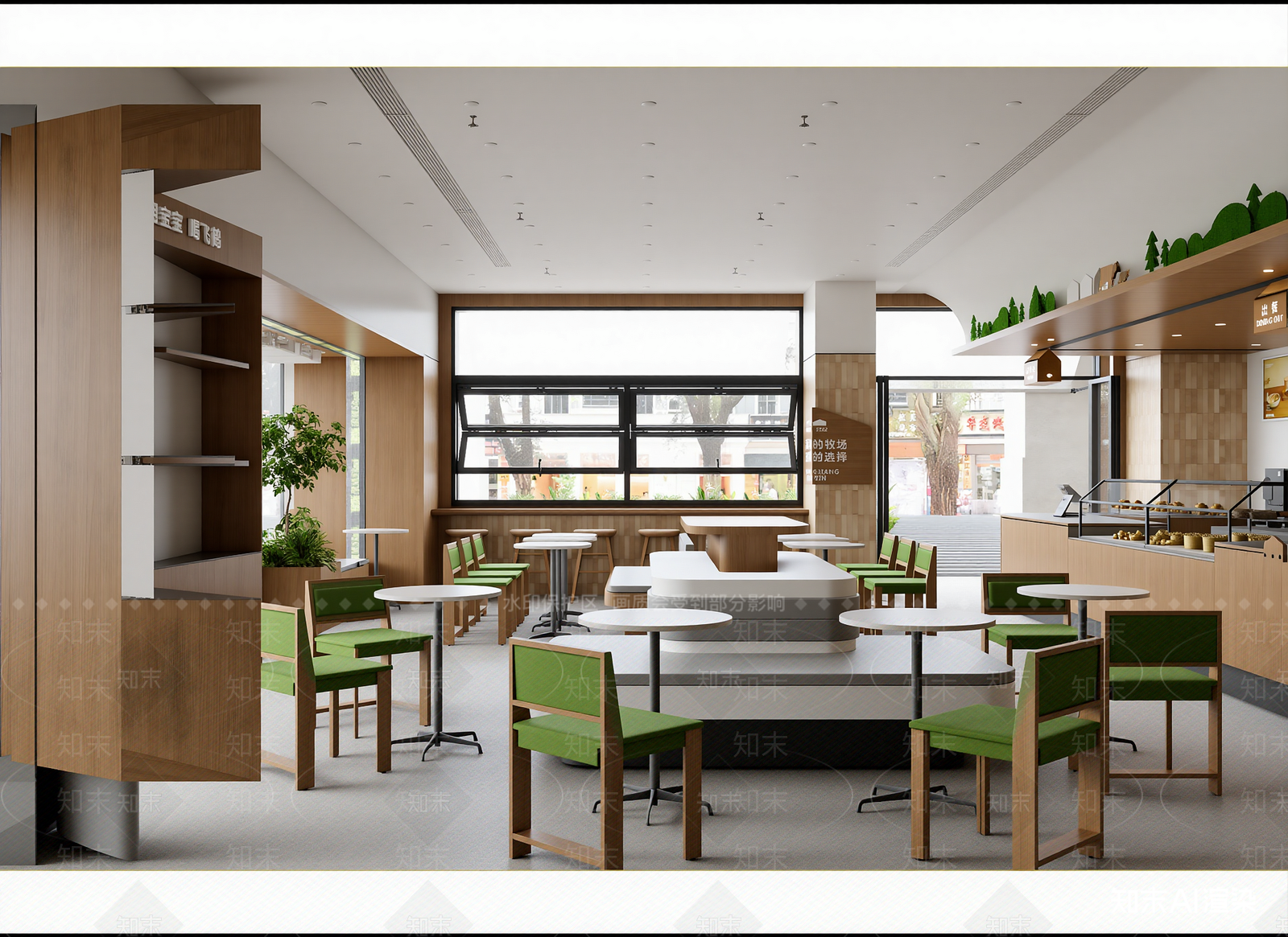 现代咖啡厅3D模型下载【ID:1215168835】