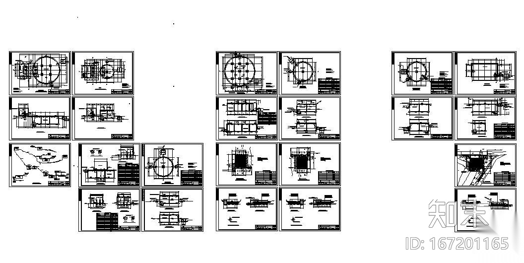 广州东莞森林公园施工招标图纸大屏嶂部分施工图下载【ID:167201165】