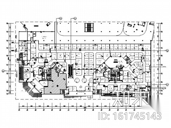 [广东]大型日用百货大楼室内装修CAD施工图cad施工图下载【ID:161745143】