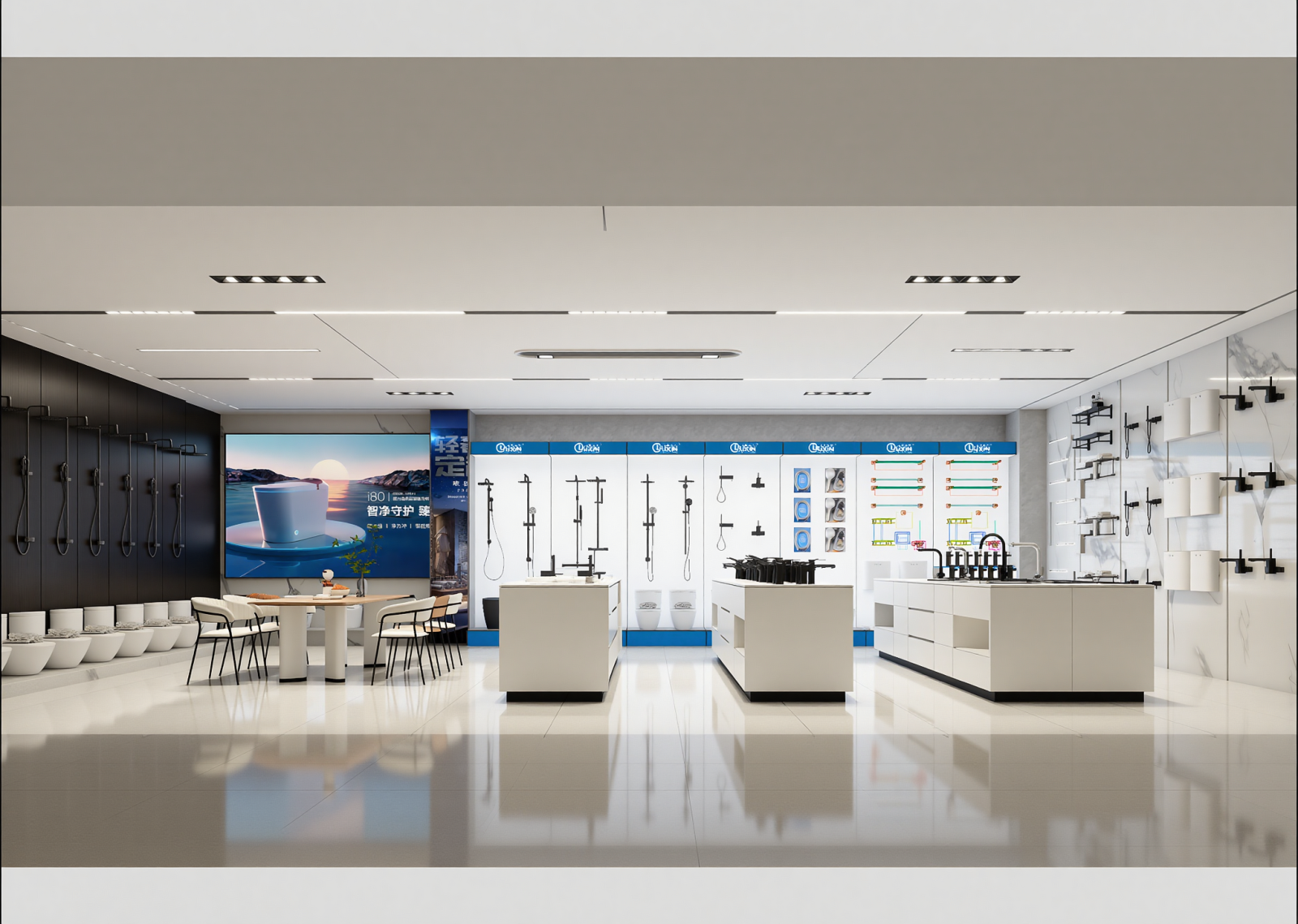 现代卫浴展厅3D模型下载【ID:1215013525】