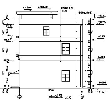 经济技术开发区建设公司综合楼cad施工图下载【ID:151480194】