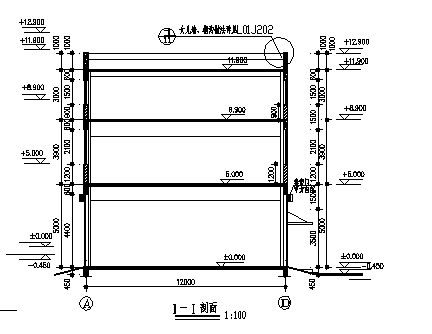 经济技术开发区建设公司综合楼cad施工图下载【ID:151480194】