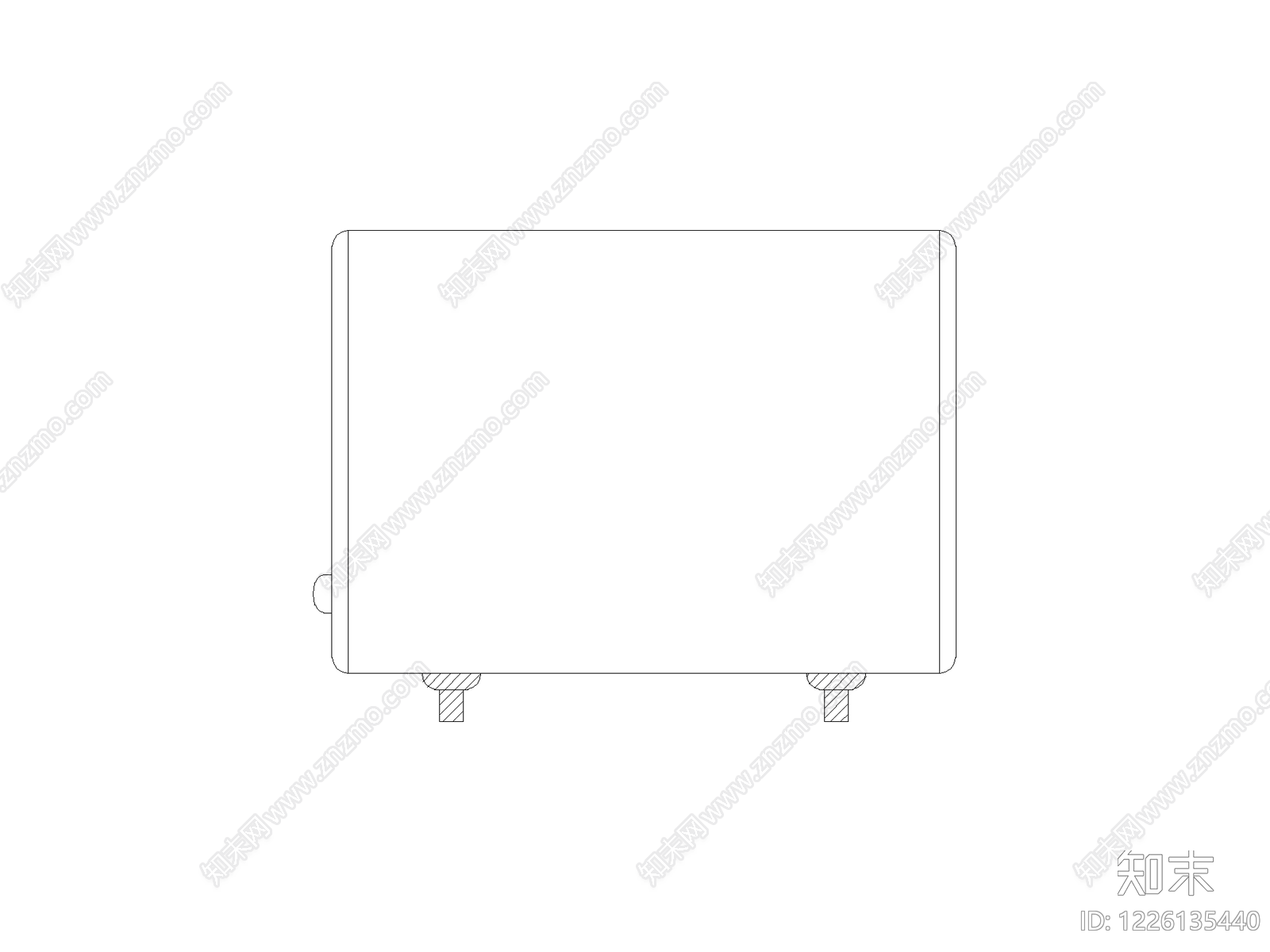 沙发cad施工图下载【ID:1226135440】