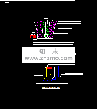 电缆桩制作示意图cad施工图下载【ID:173922182】