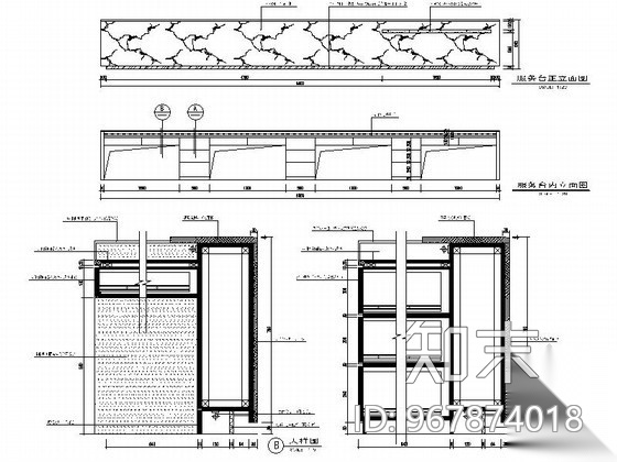 [广东]某精细化工园办公楼局部室内装修图cad施工图下载【ID:967874018】