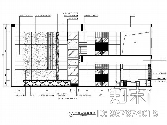 [广东]某精细化工园办公楼局部室内装修图cad施工图下载【ID:967874018】