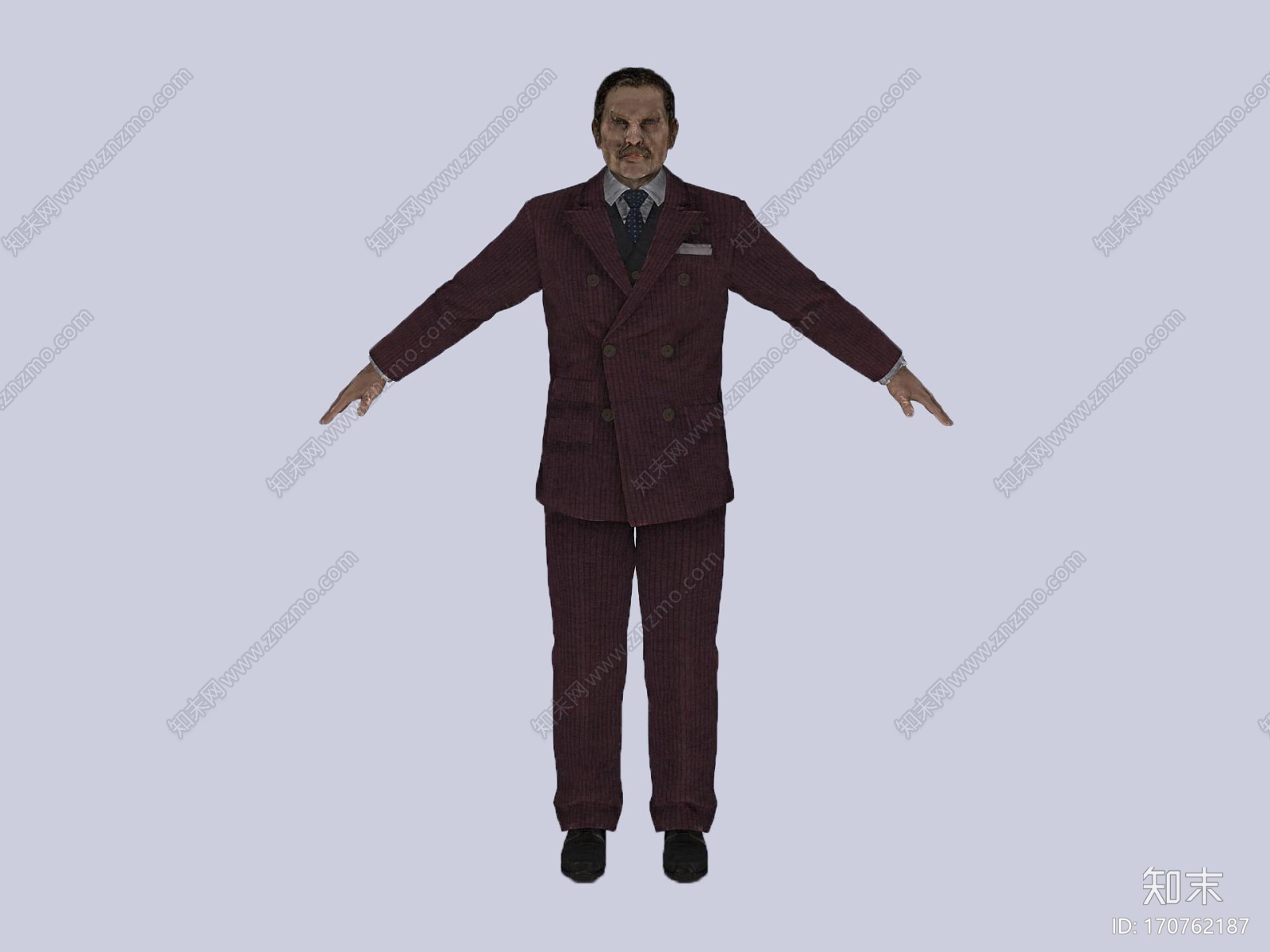 现代3D最终幻想角色CG模型下载【ID:170762187】