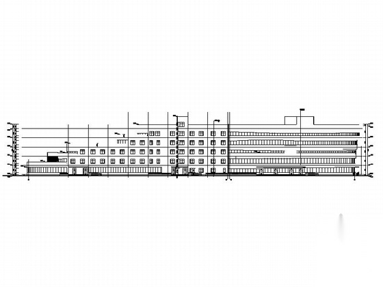 [内蒙古]20米现代风格市级医院门诊大楼建筑设计施工图cad施工图下载【ID:165609109】