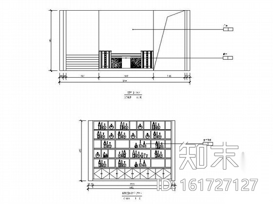 超大会议室装饰设计装修图cad施工图下载【ID:161727127】