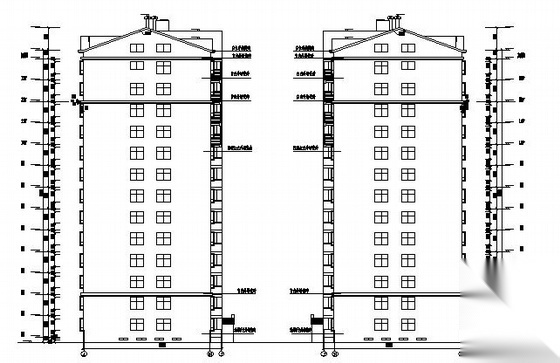 某十三层住宅楼建筑结构施工图施工图下载【ID:149805158】