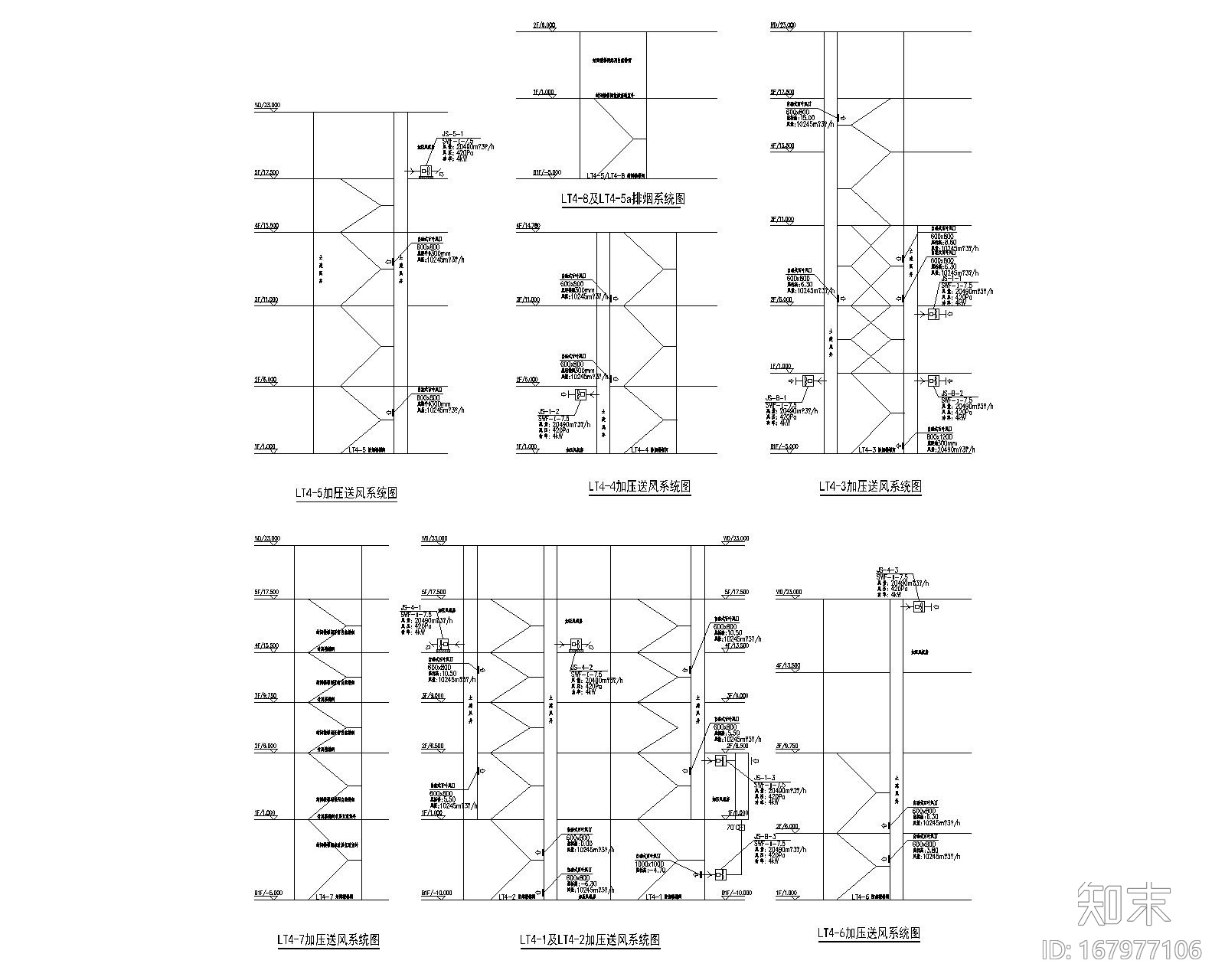 深圳坪山新区中心区文化综合体暖通施工图cad施工图下载【ID:167977106】
