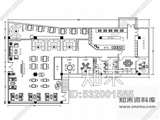 施工图某电影主题餐厅室内装修图含手绘施工图下载【ID:532001565】