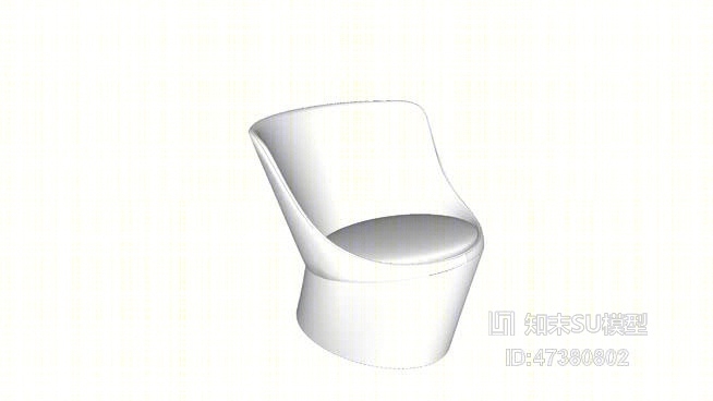休闲椅SU模型下载【ID:917904403】