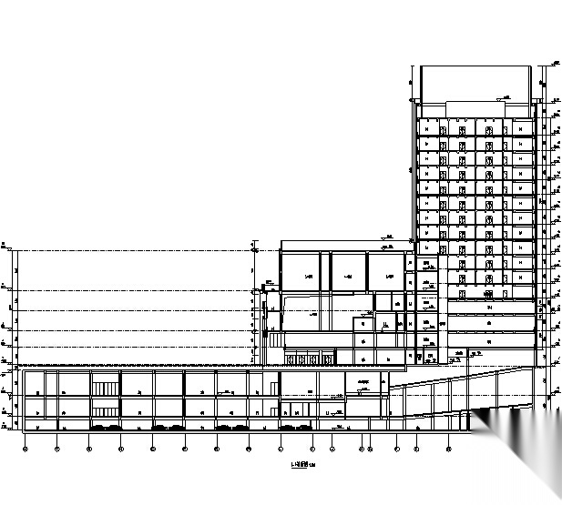 [江苏]高层商业建筑施工图(通过报规、审图办版全套施...施工图下载【ID:166204155】