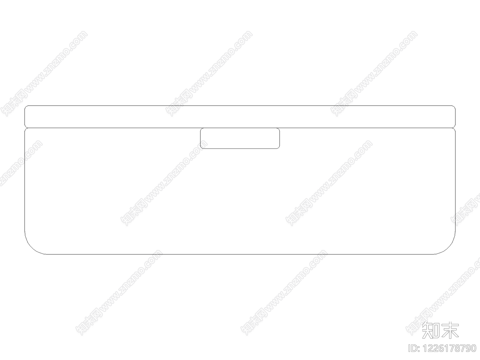 现代柜门CAD图纸