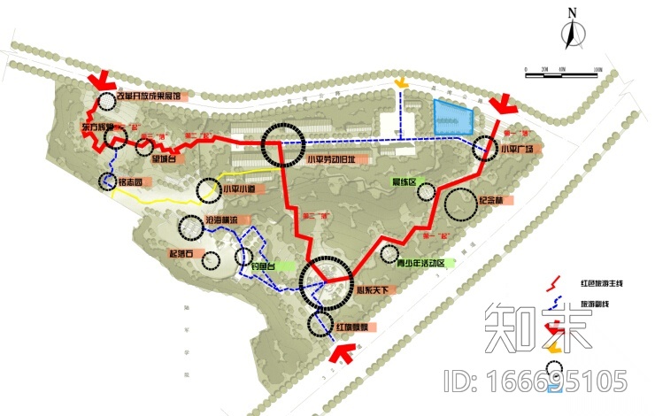 [江西]“小平小道”道路景观设计cad施工图下载【ID:166695105】