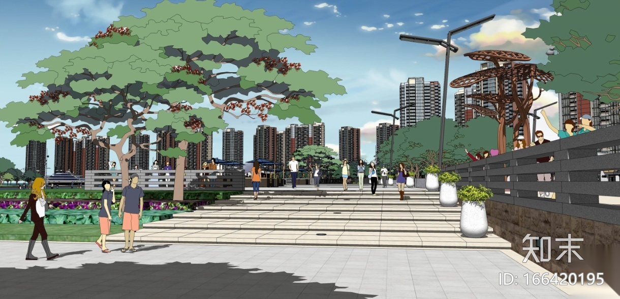 [河南]古城地区自然滨湖公园景观规划方案cad施工图下载【ID:166420195】