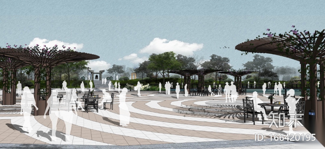 [河南]古城地区自然滨湖公园景观规划方案施工图下载【ID:166420195】