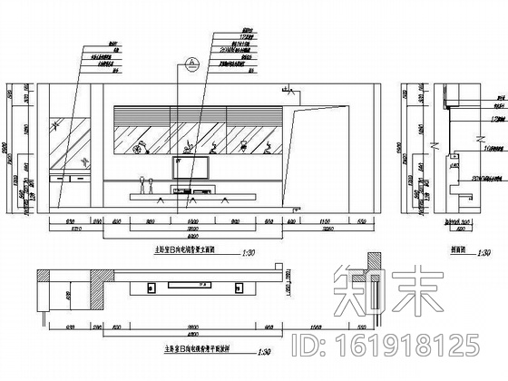 [广东]四层别墅设计图cad施工图下载【ID:161918125】